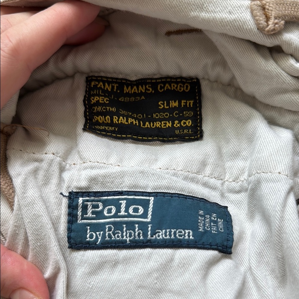 Ralph Lauren Men's Cargo Pants - Cream